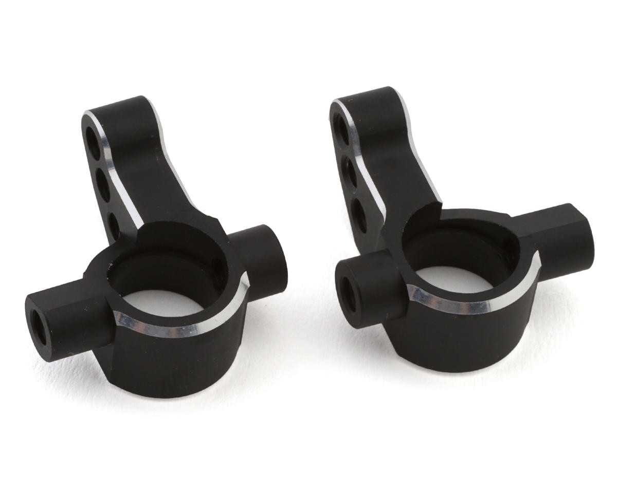 Yokomo RD/SD Aluminum Light Weight Steering Blocks (Black) (2) (0°)