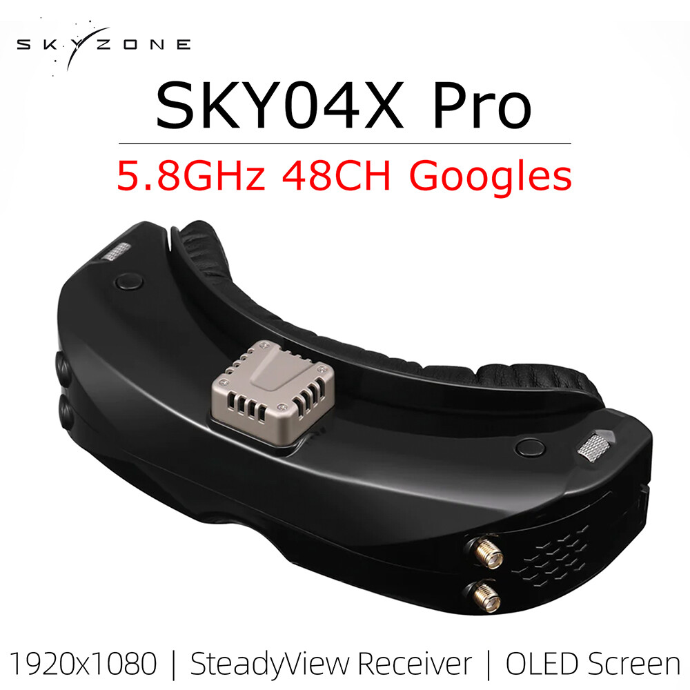 SKYZONE SKY04X PRO OLED 5.8G 48CH Steadyview Receiver 1920X1080 DVR FPV Goggles