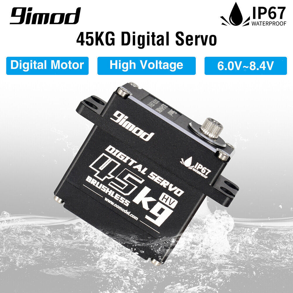 9imod Waterproof Servo 45KG Metal HV Brushless Servo for RC Car Arrma Kraton EXB