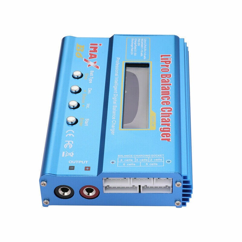 B6 LiPo Smart Battery Balance Charger Discharger iMAX 80W For RC NiMH LiFe NiCd