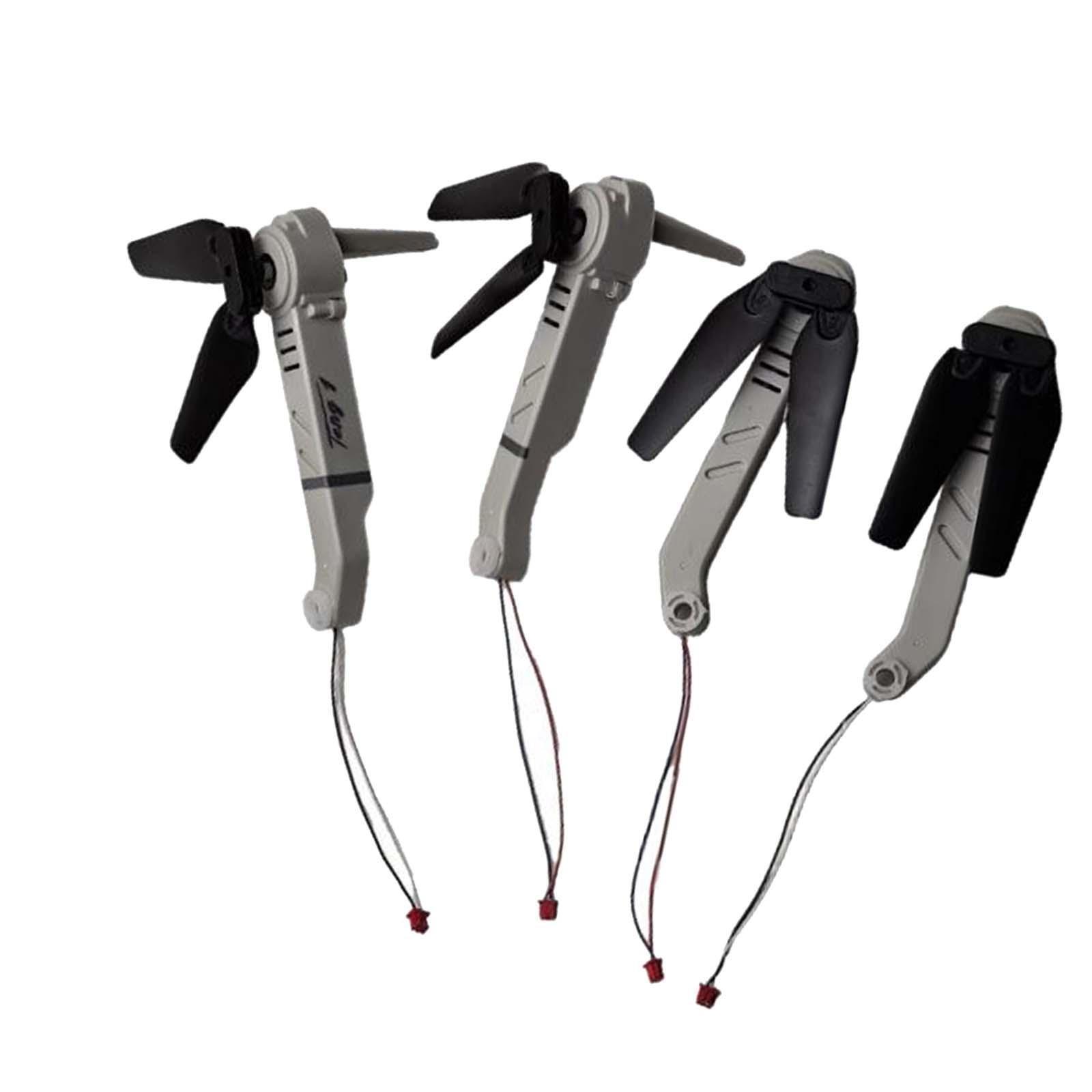 4 Pieces RC Drone Motor Arm Set Front and Rear Assembly for E88 E99 Replaces