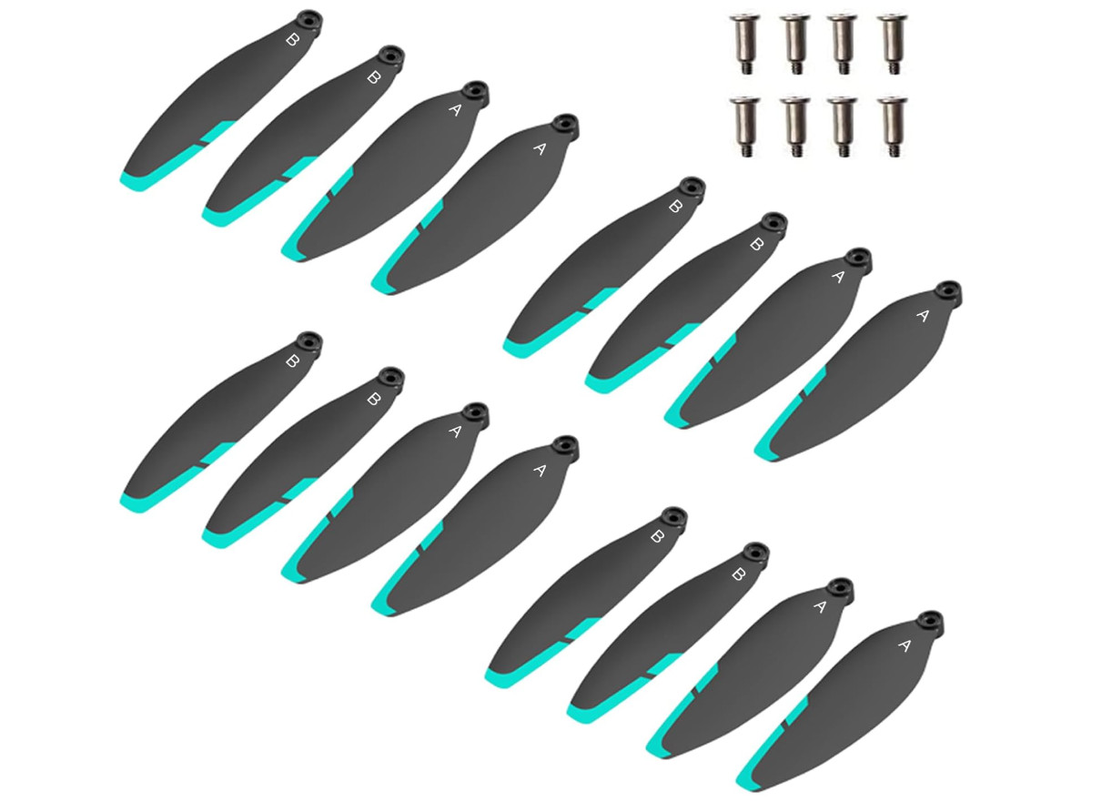 16PCS Foldable Drone Propellers Replacement Parts S159 Drone Spare Part, 2.75…