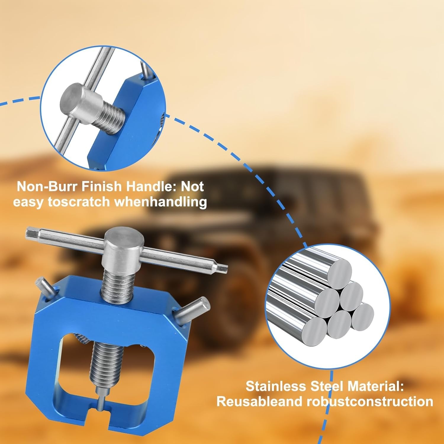 Ergonomic Stainless Steel Gear Puller for RC Vehicles – Lightweight & Durable