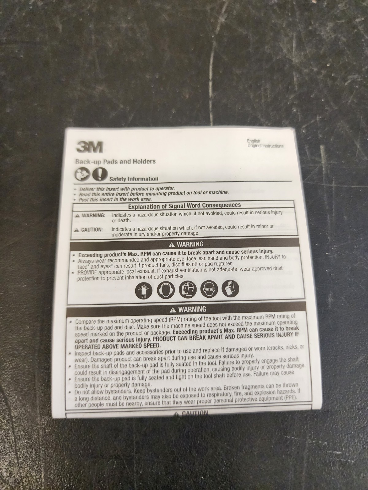 (5) Scotch-Brite Universal Surface Conditioning Back-up Pad 89871 5 in (125mm)