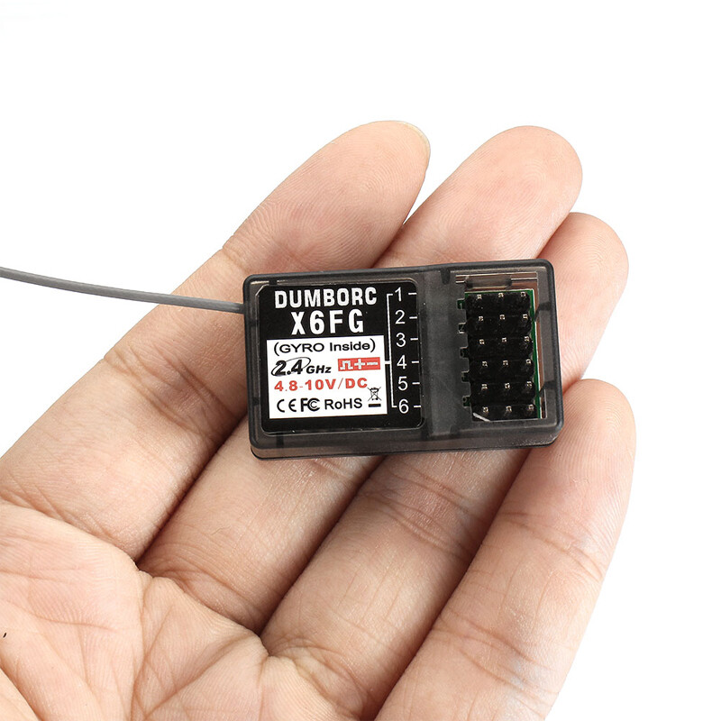 For DUMBORC X4 6 channels Gyroscope Radio Transmitter Receiver X6F/X6FG 2.4ghz
