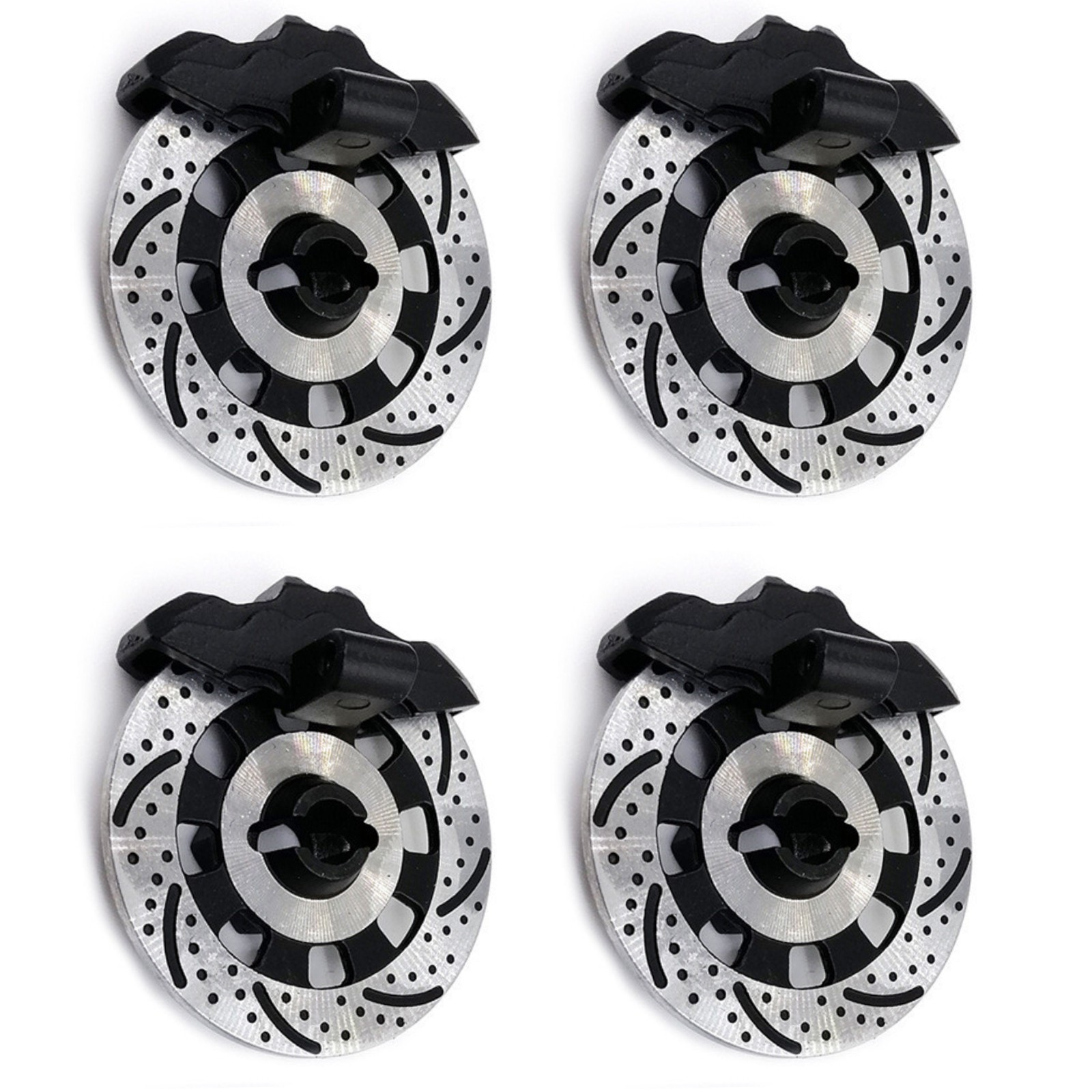 4Pcs Red Brake Disc Calipers For TRAXXAS UDR Unlimited Desert Racer 1/7 RC Car B