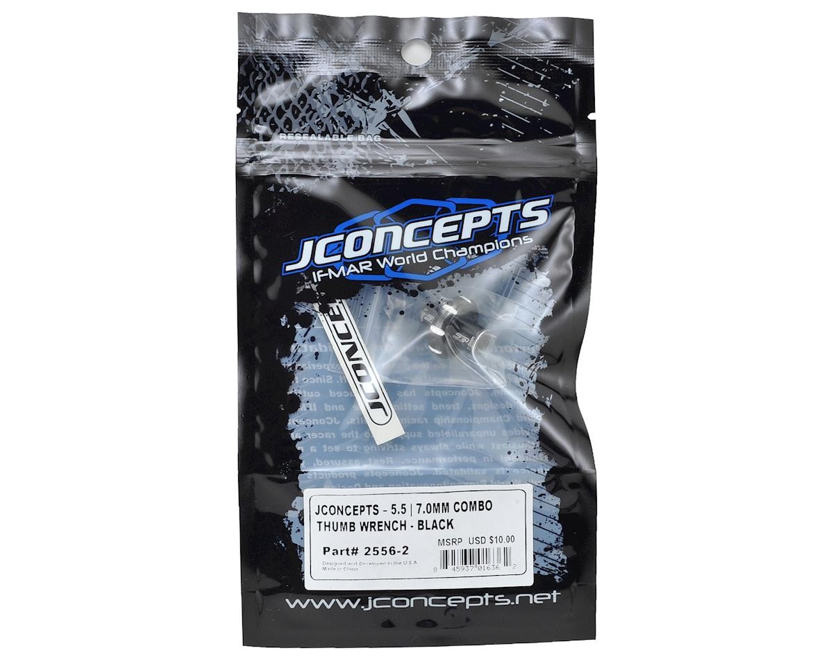 JConcepts Combo Thumb Wrench (5.5mm/7.0mm) (Black) [JCO2556-2]