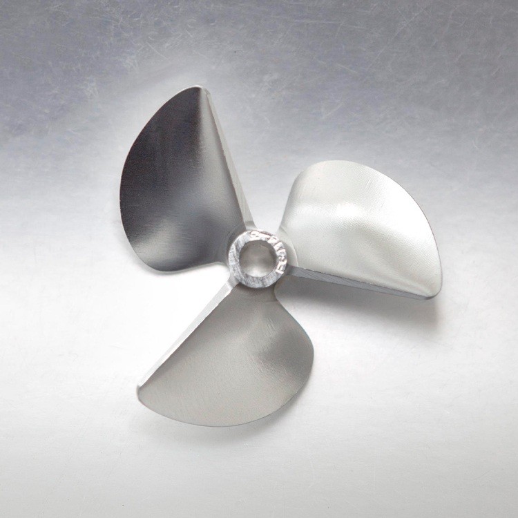 61-70mm CNC Aluminum 3-Blade Propeller 6.35mm Shaft Hole Left Hand (1 Pc)