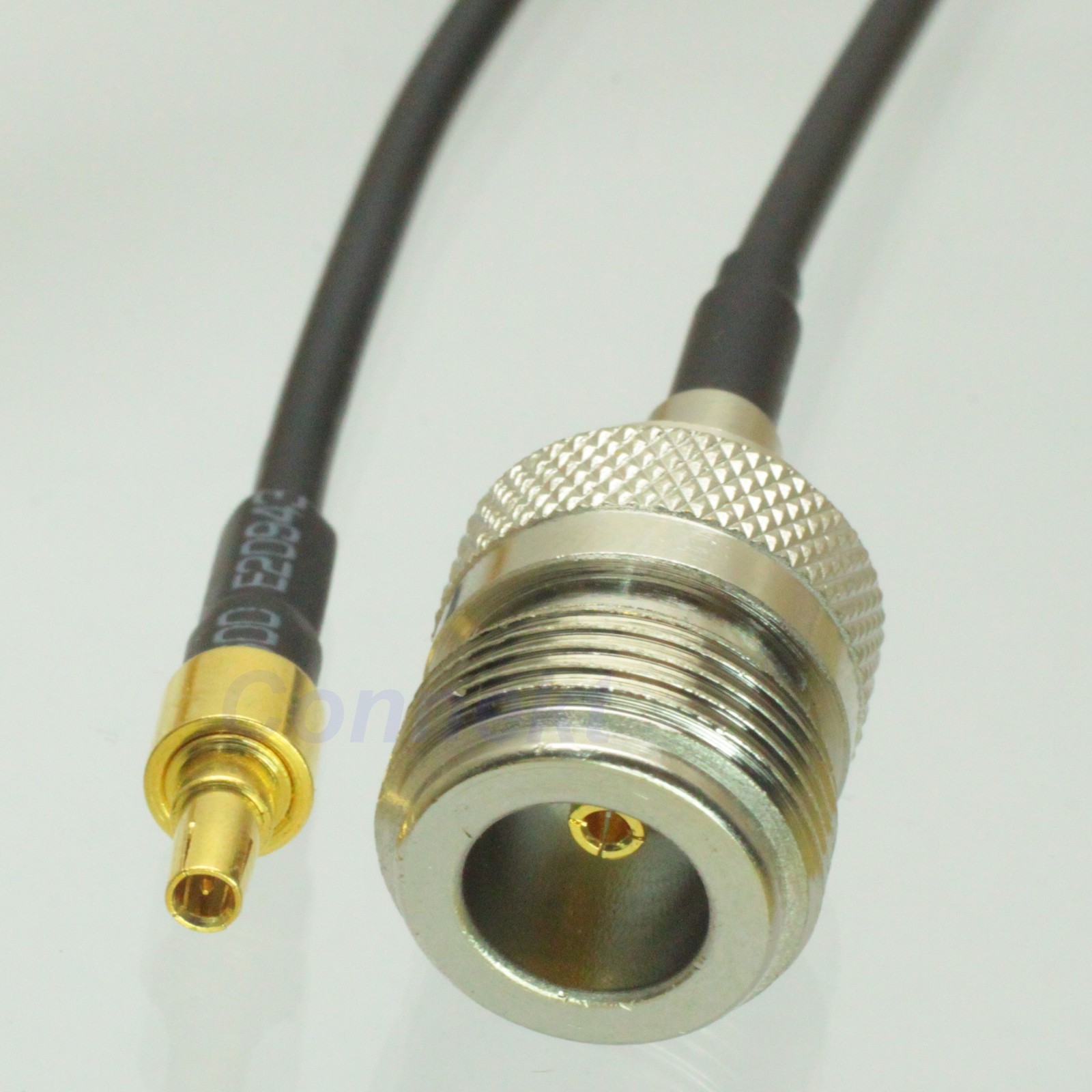 N female to CRC9 male straight crimp RG174 cable jumper pigtail 15cm