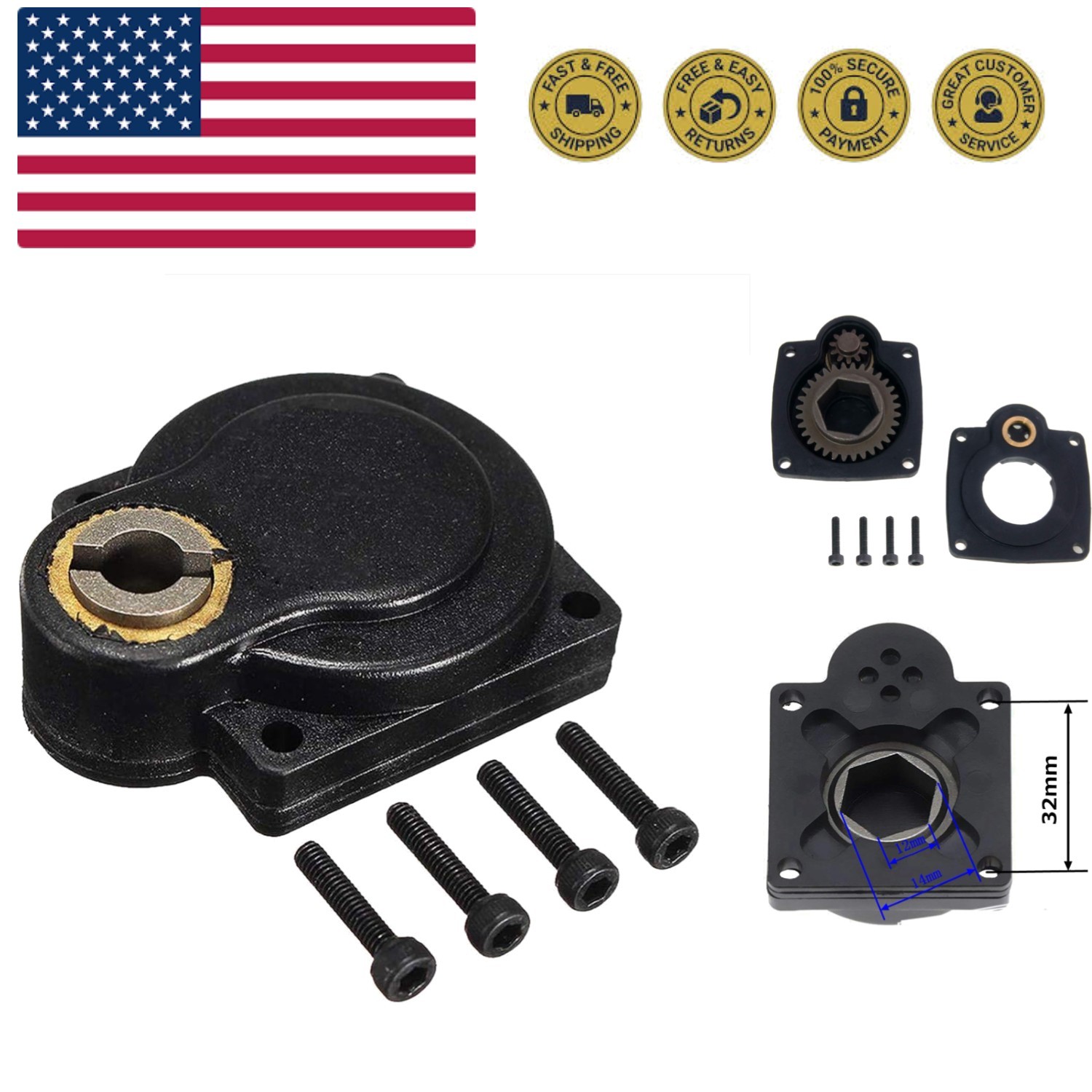 Electric Power Starter Power Back Cover Backplate Roto E-Start Drill Plate 11…