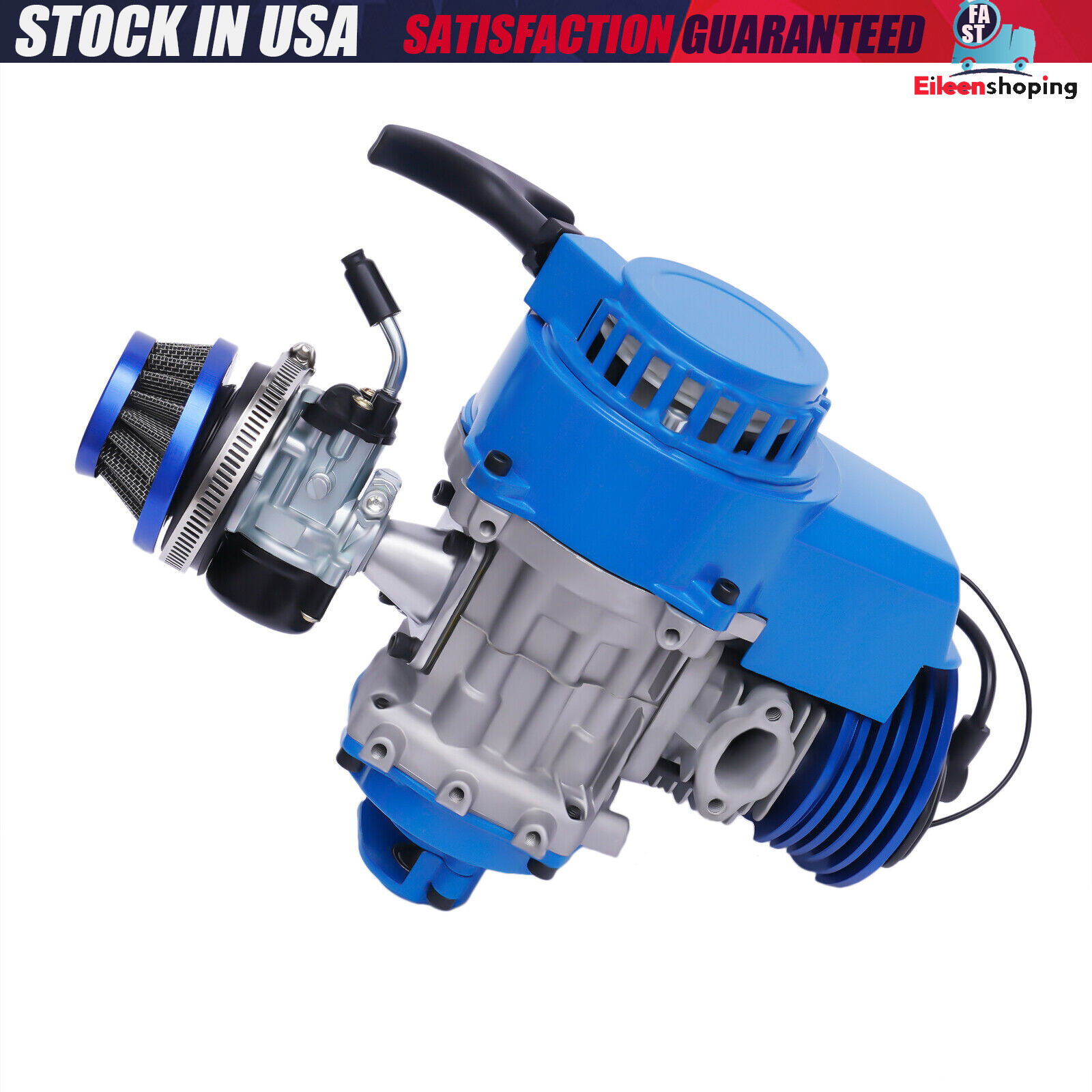 2-Stroke High Performance Engine Racing Motor 47cc 49cc 50cc Pocket Dirt