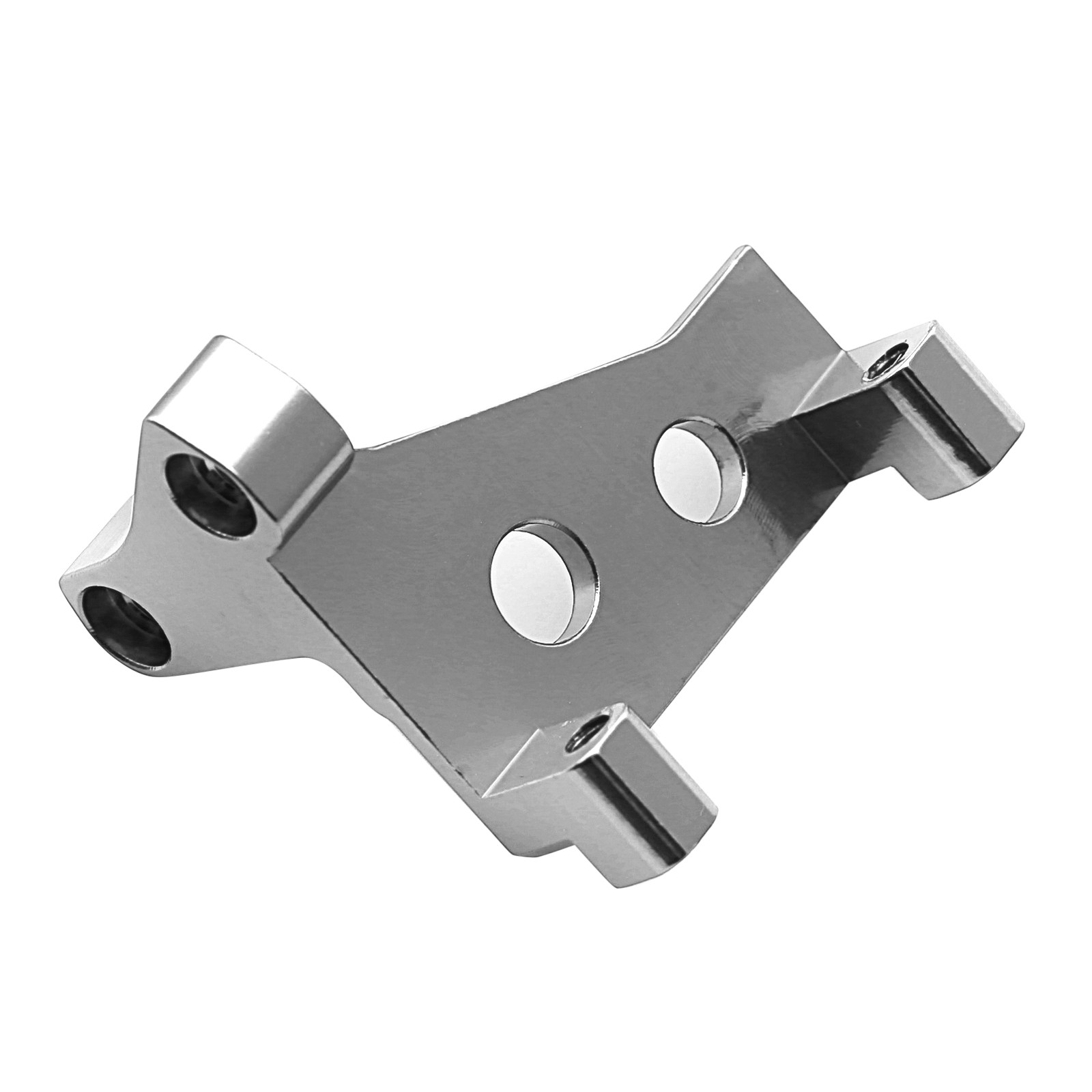 Sliver Gear Box Diff Lock Servo Mount Metal For Traxxas TRX-4 1/10 RC Car G