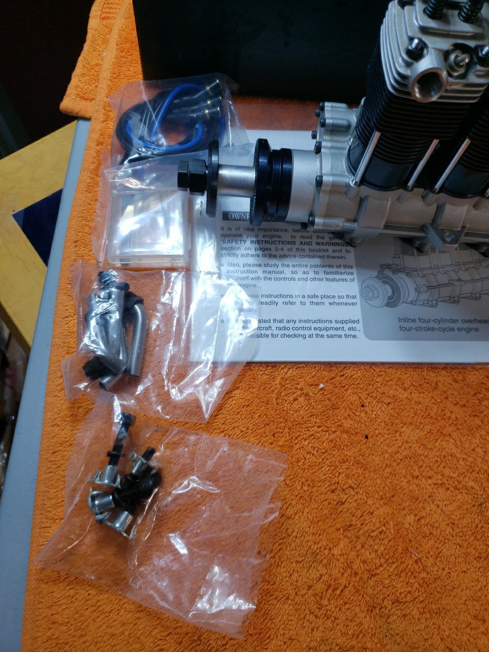 OS Engine – OS IL-300 Four Cylinder Inline Four Stroke RC Motor – New