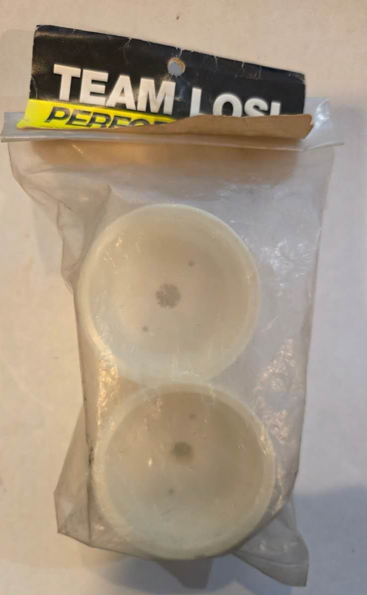 Team Losi #7071 Natural Truck Disc Front Wheels w/Cap LXT XXT Rc10t