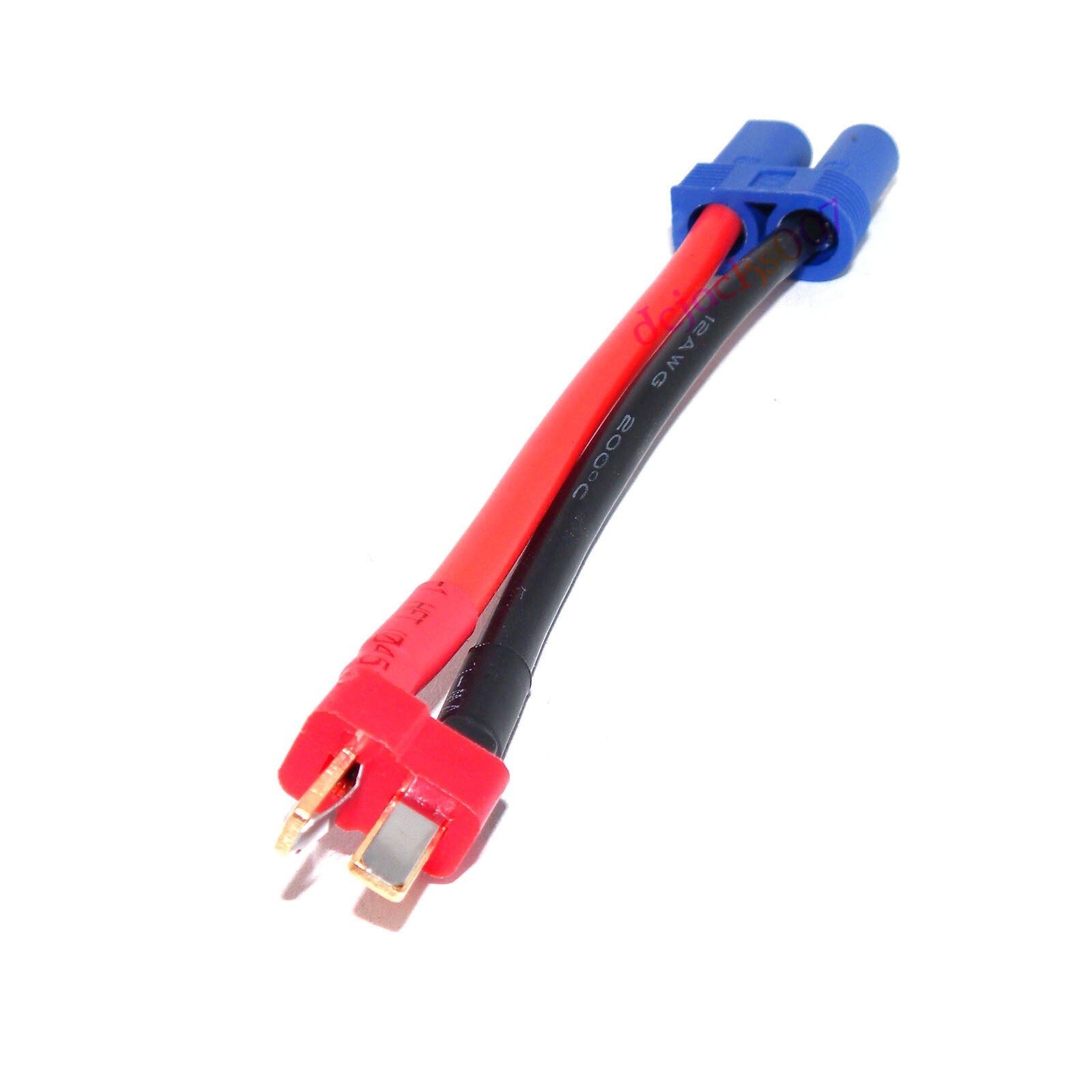 Lipo Battery Adapter EC5 IC5 to TRX Traxxas XT60 T-plug Male female 12AWG