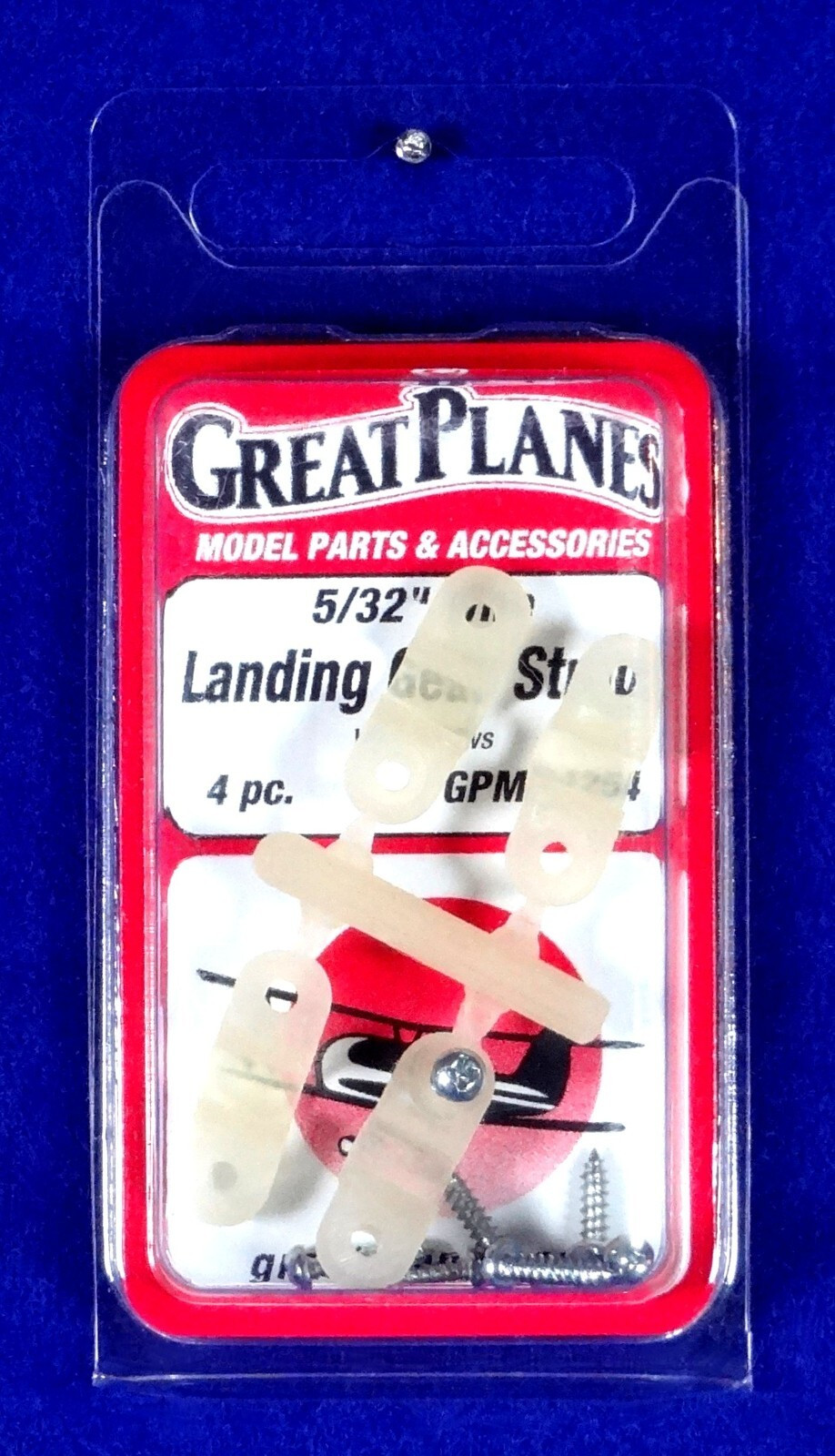 GREAT PLANES 5/32″ WIRE LANDING GEAR STRAPS ( PACKAGE OF 4 )( PART # GPMQ4254 )