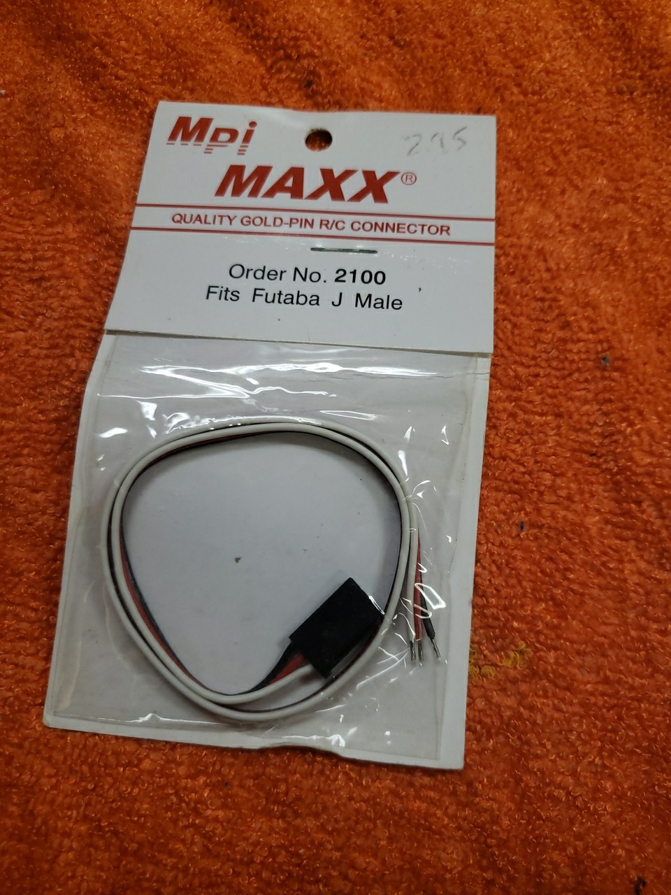 Maxx products – MPI Servo Wire – Fits Futaba J Male – Part 2100 New!