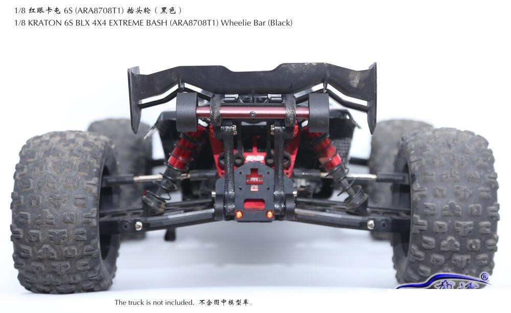 Wheelie Bar+Rear Bumper For 1/8 KRATON 6S BLX 4×4 Extreme Bash ARA8708T1 RC Car