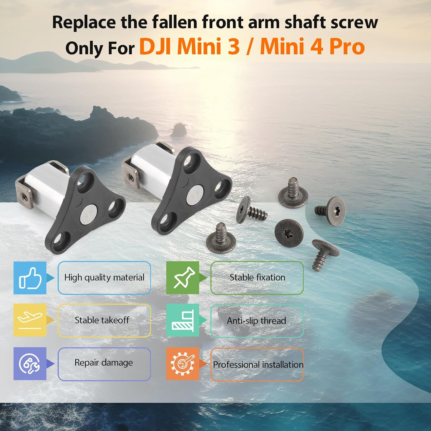 DJI Mini 4 Pro Mini 3 Front Arm Axis Shaft Hinge Repair Tool Kit with Screws …