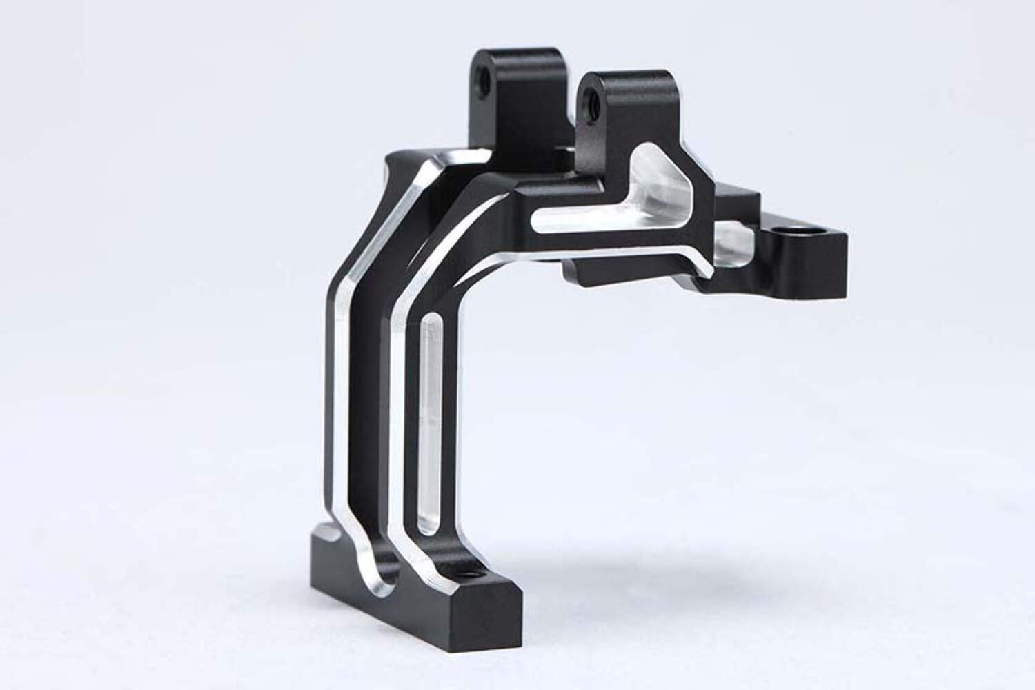 Yokomo Aluminum Lightweight Integrated Front Bulkhead (Black) [Y2-302DLA]