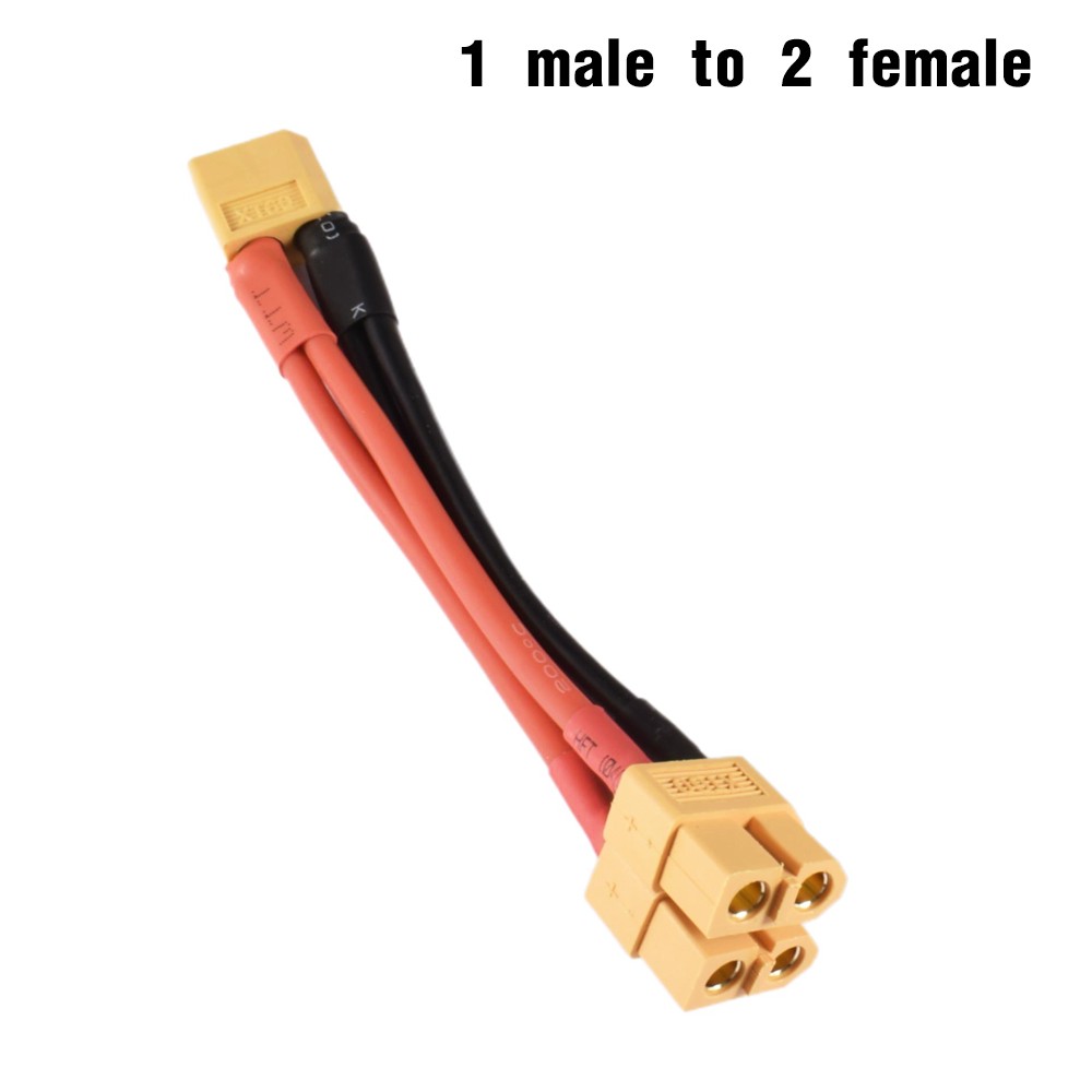 9IMOD XT60 Parallel Connector Male/Female Cable Y Splitter for RC Battery Motor