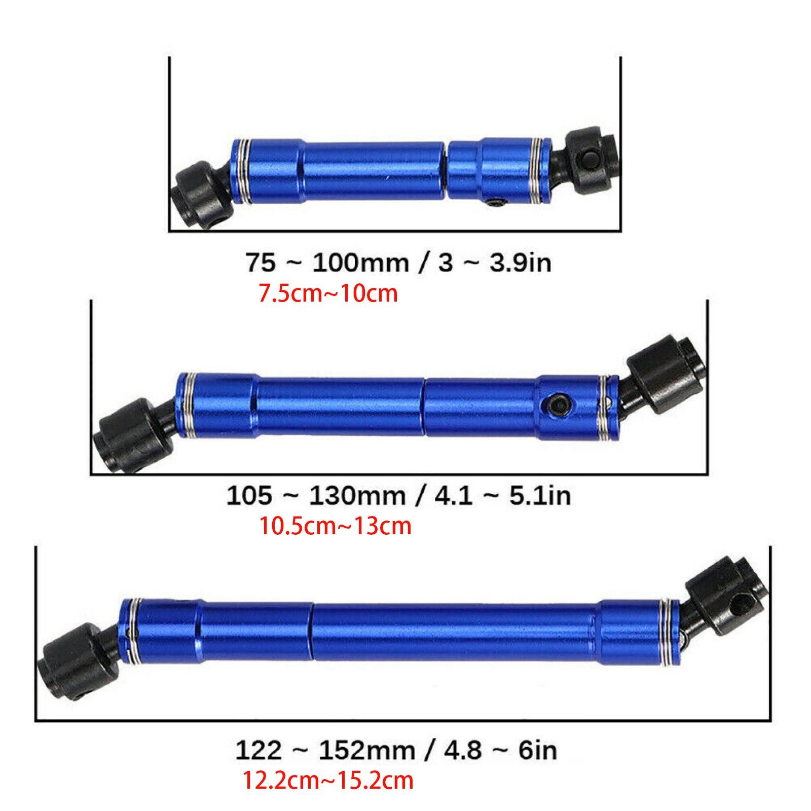 3*Front Middle Rear CVD Drive Shaft W/ Screw For TRAXXAS TRX6 G63 6X6 1/10 RC b