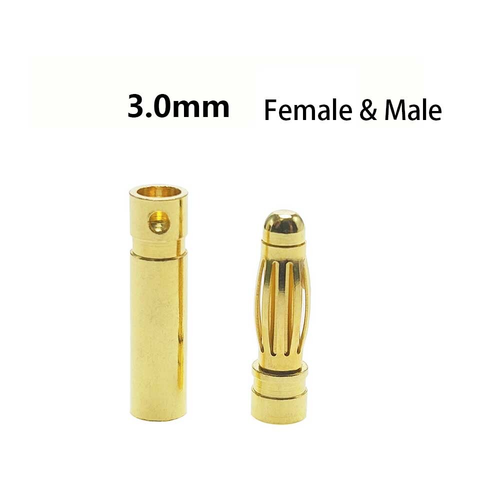 20pair RC Bullet Connector 2/3/3.5/4.0/5/5.5/6/8mm Male Female Banana Plug USA