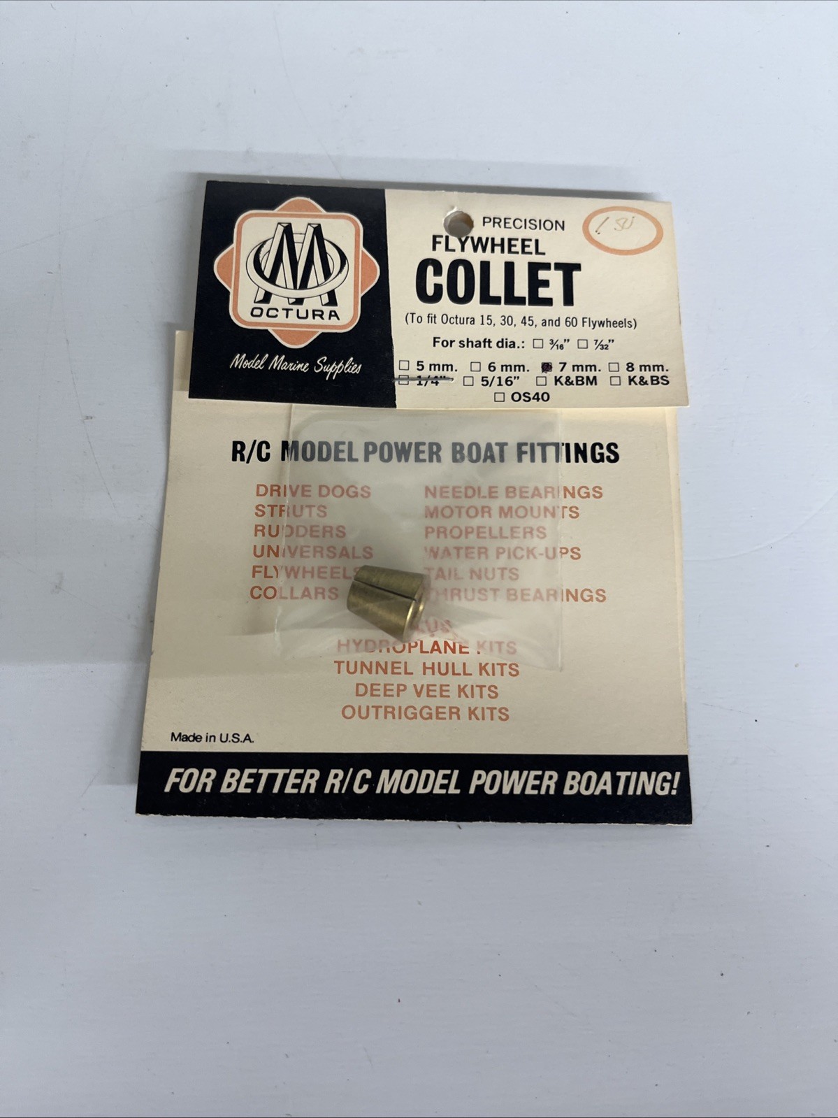Octura Flywheel Collet 7mm Made in USA