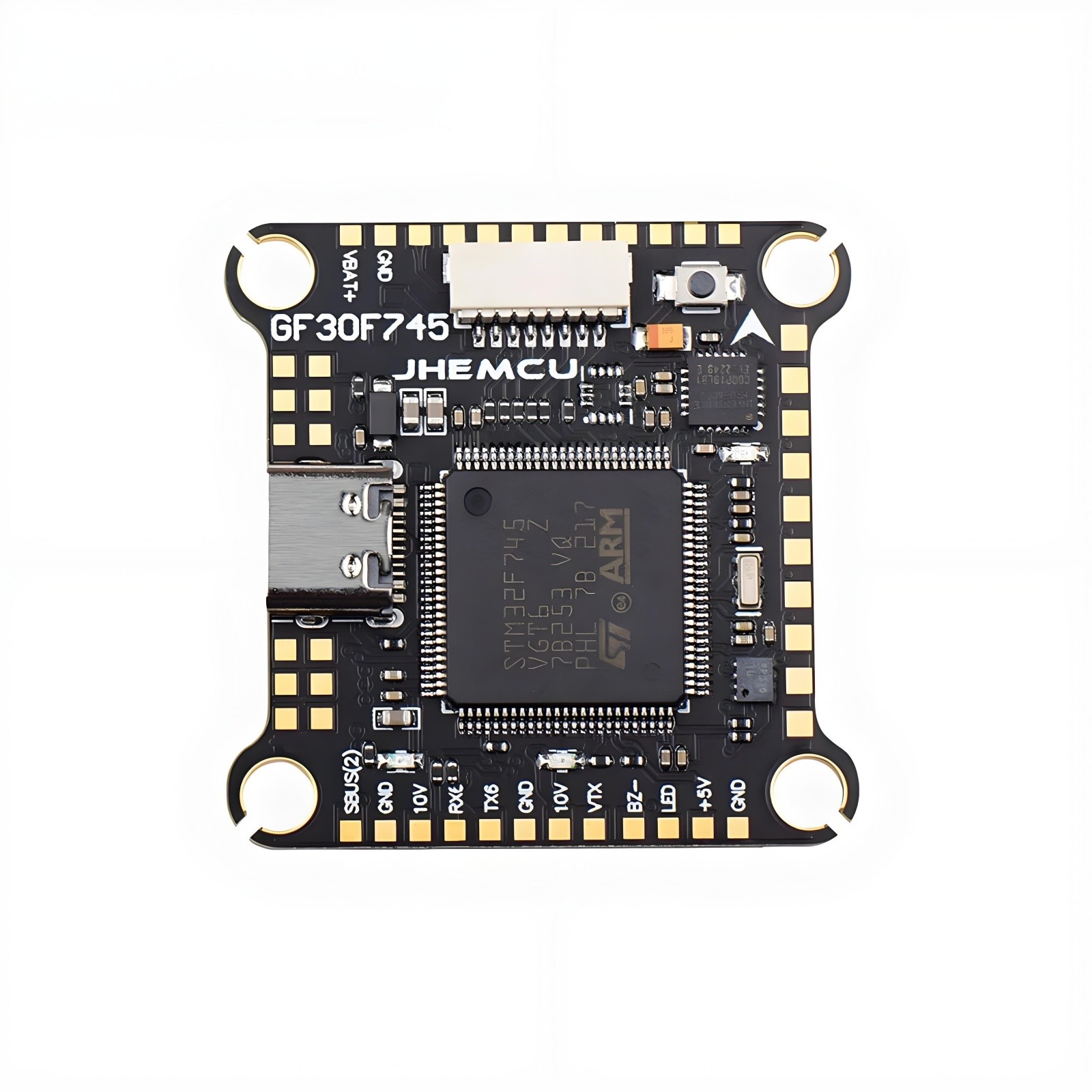 JHEMCU GF30F745 ICM Flight Controller AM32A60 60A 4in1 ESC for RC FPV Drone