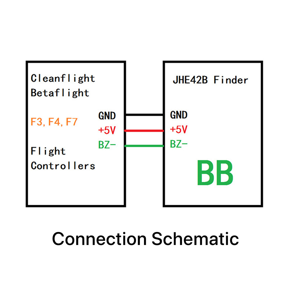 JHEMCU JHE42B JHE20B Finder RC Buzzer 5V Anti-lost 110dB Beeper for RC FPV Drone