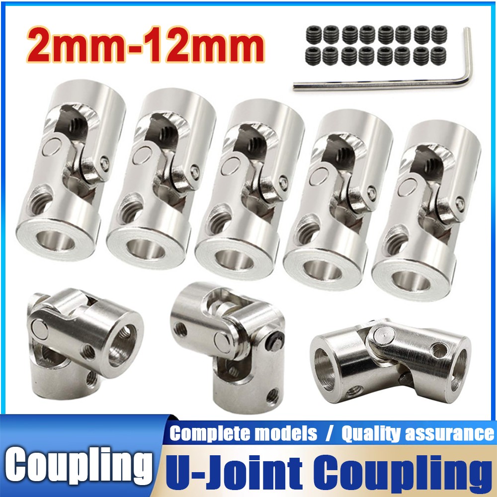 RC Boat Universal Joint Coupling U-Joint Connector Motor Shaft Coupling 2mm-12mm