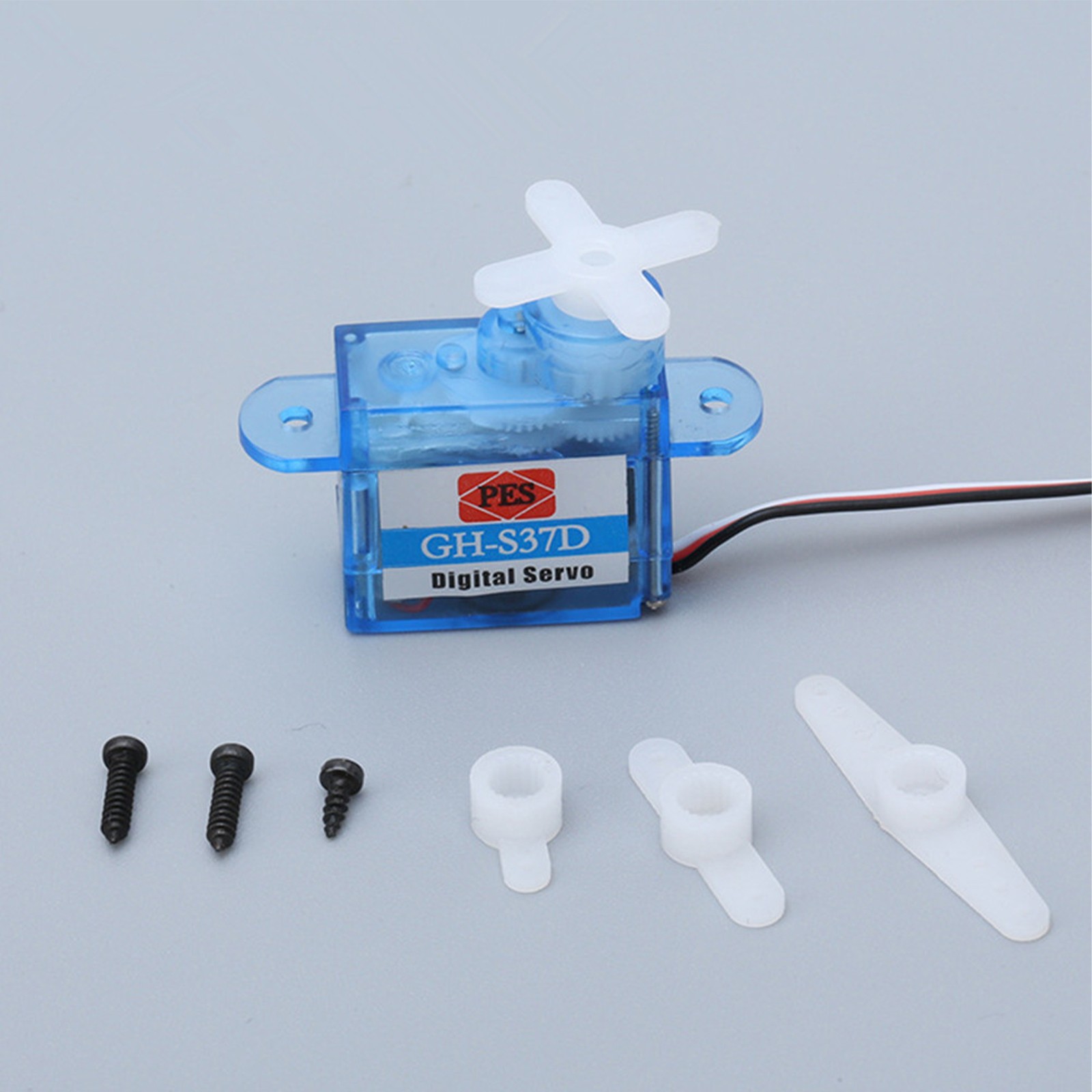 2Pack GH-S37D 3.7g Ultra Micro Digital Coreless Servo For RC Helicopter Boat Car