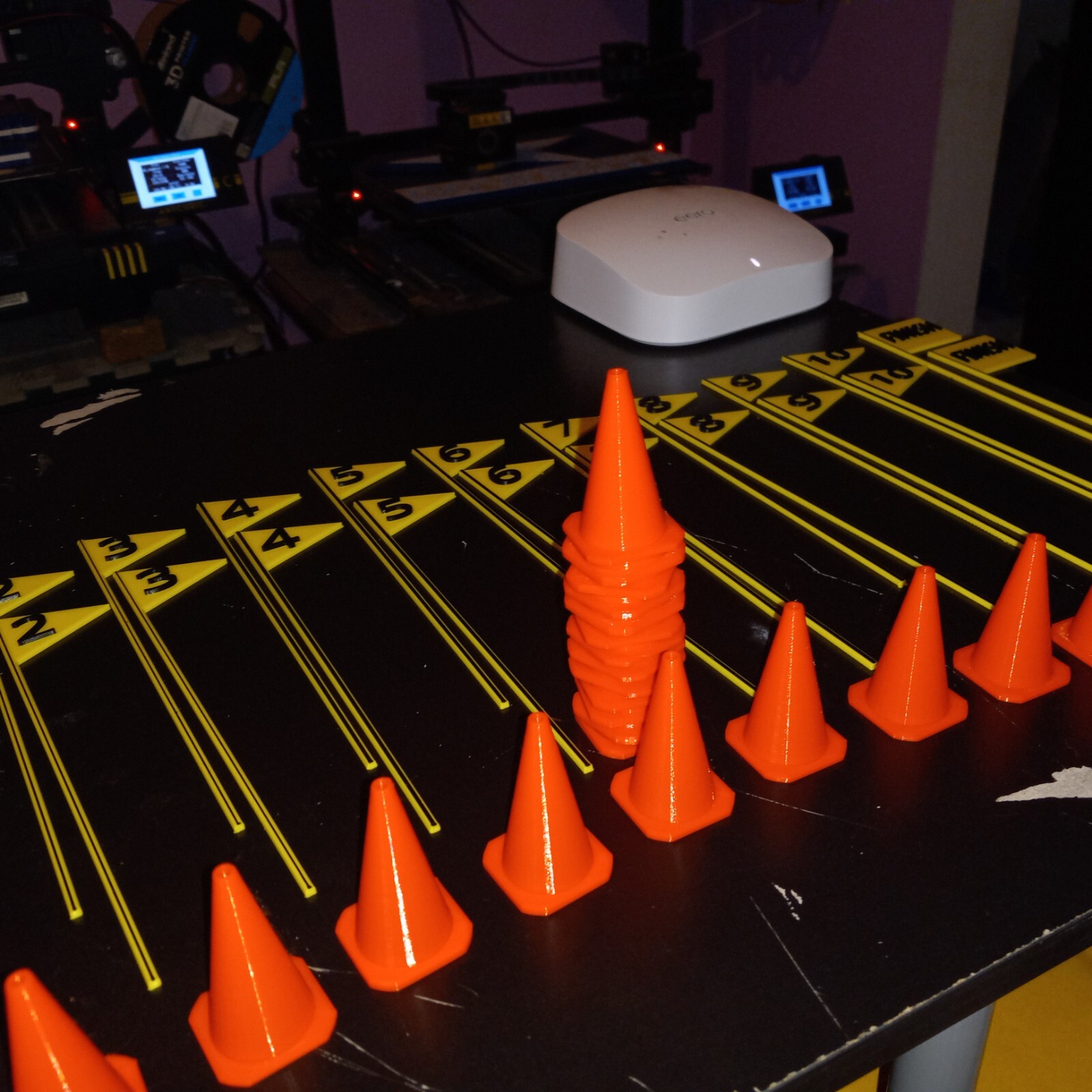 RC Traffic Cones & Road Course Scale Course Gates set. 25 cones, 24 gates 49-pcs