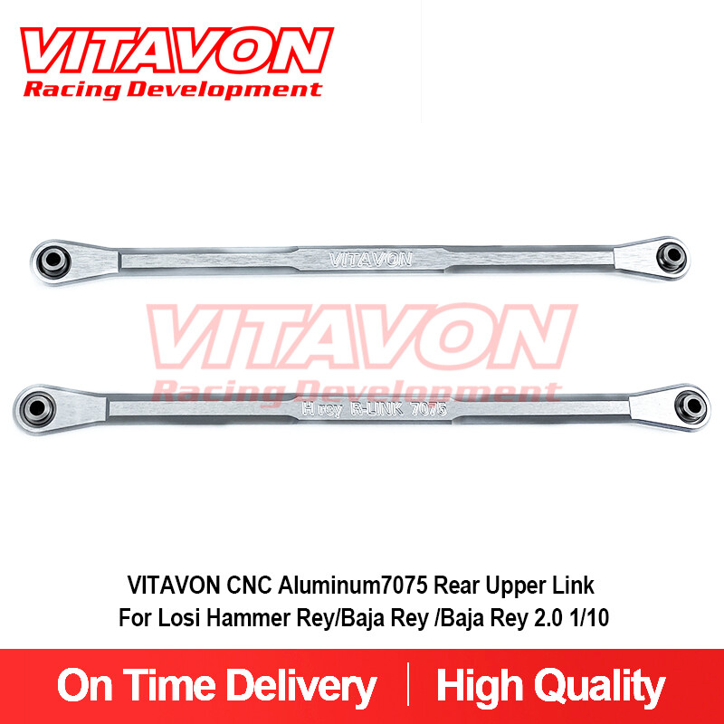 Vitavon CNC Alu7075 Rear Upper Link For Losi Baja Rey 2.0 Hammer / Rock Rey 1/10