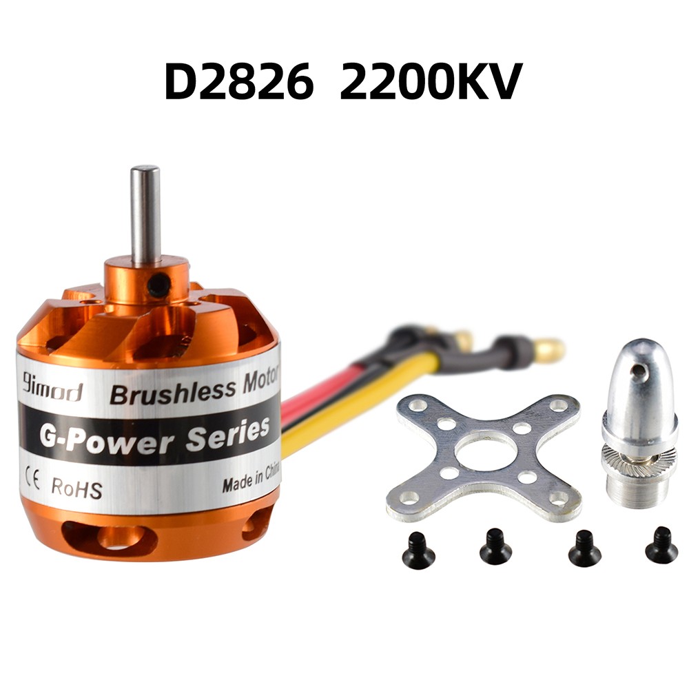 9imod D2826 2200KV/1400KV/1000KV/930KV Brushless Motor For RC Fixedwing Aircraft
