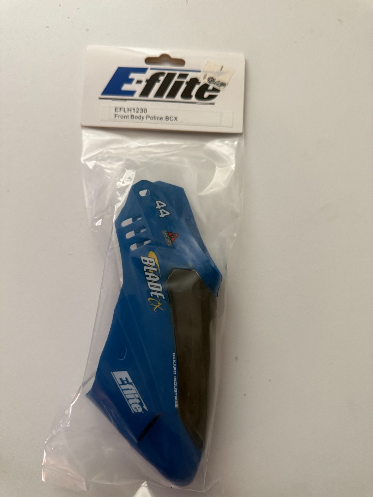 E-Flite EFLH1230 Front Body Police BCX Helicopter R/C