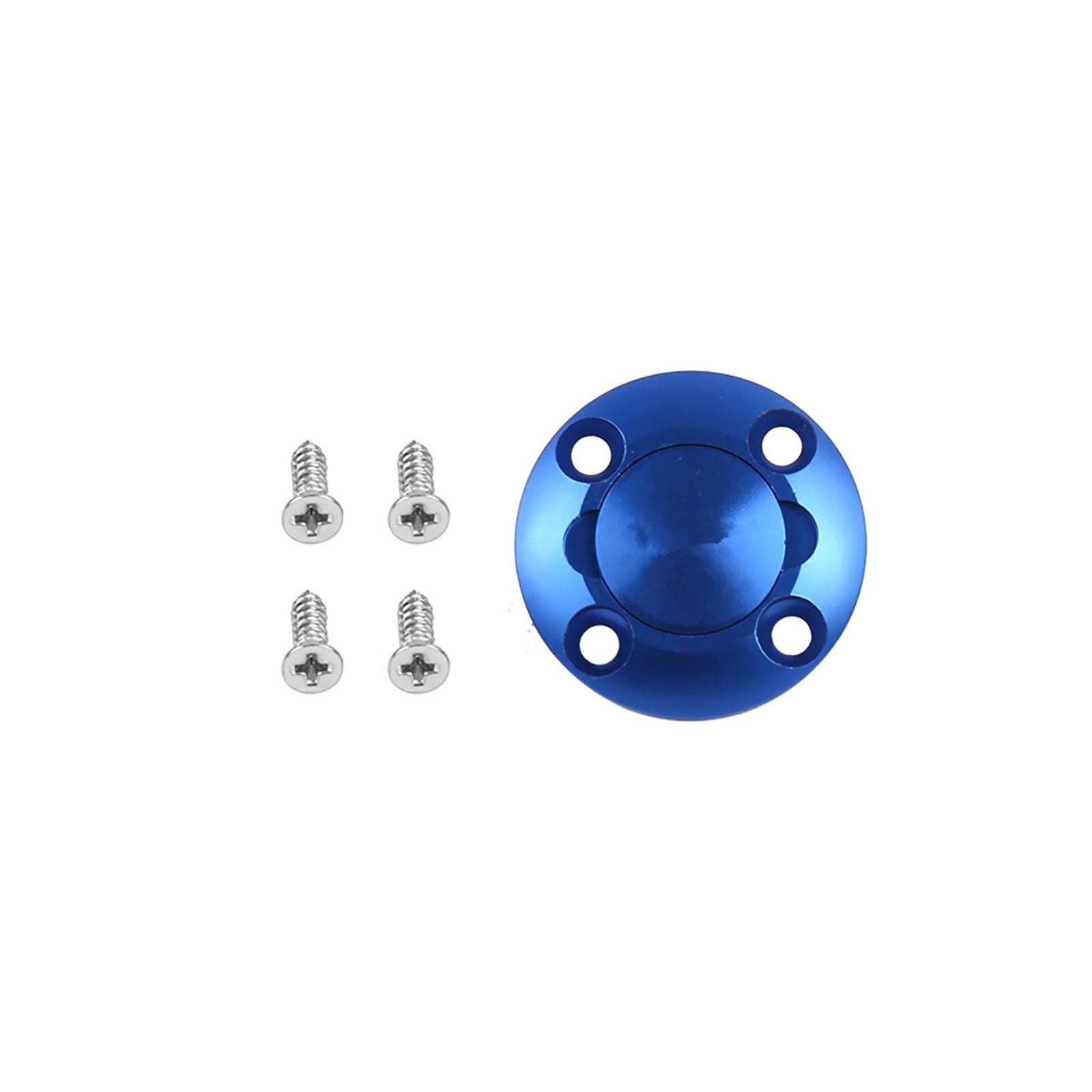 1pcs CNC Aluminum Alloy Round Fuel Dot Cap Oil Tank Plug For RC Airplane Model