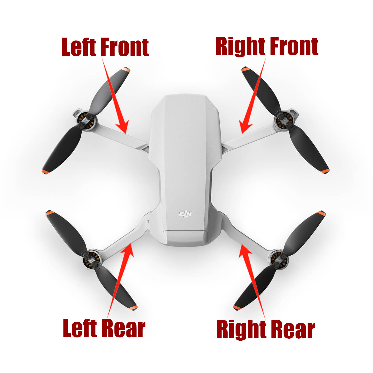 OEM Left Right Drone Arm Shell ± Arm Motor Replacement Parts For DJI Mavic Mini