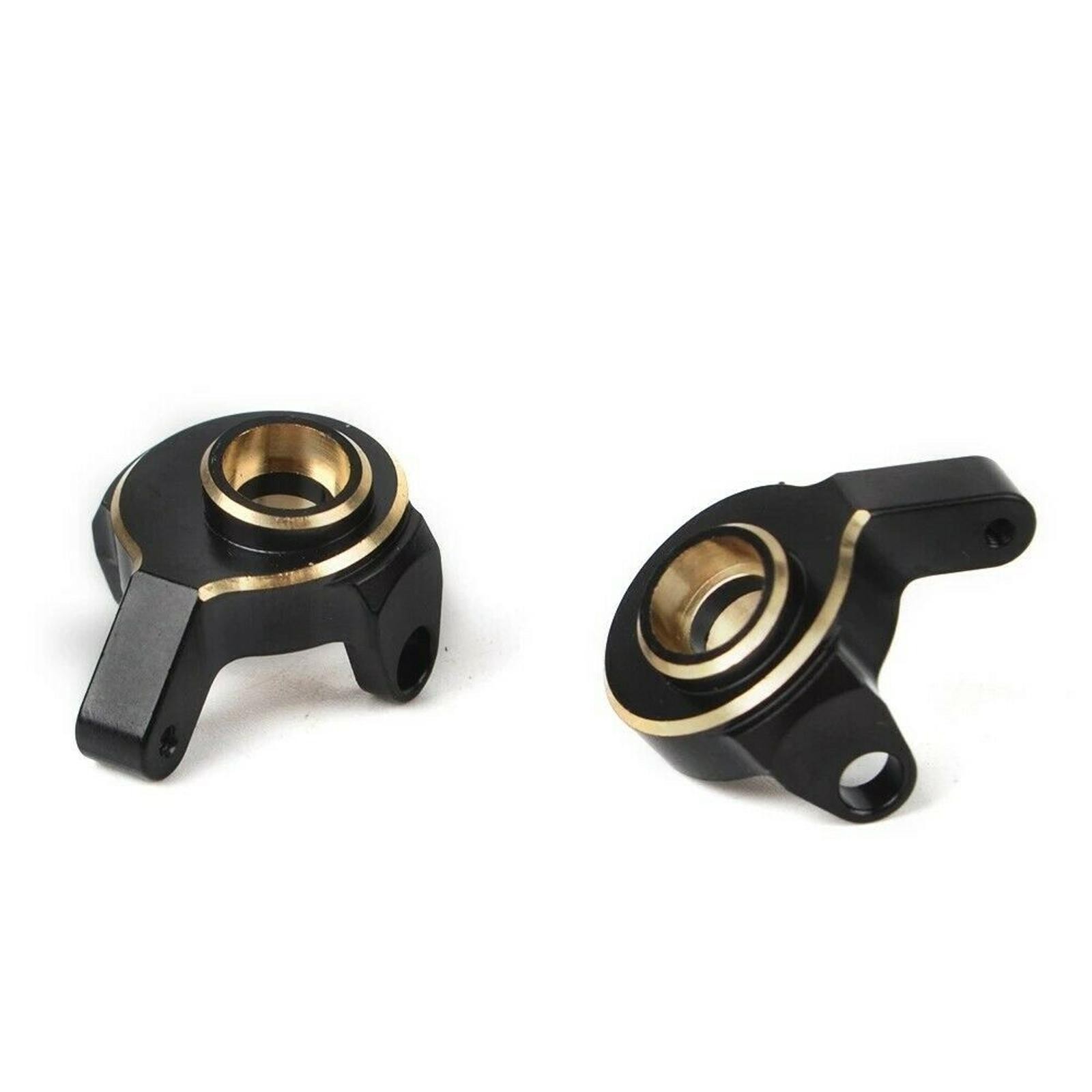 2* RC Car Heavy Brass Front Steering Knuckle Replace For Axial SCX24 90081 1:24