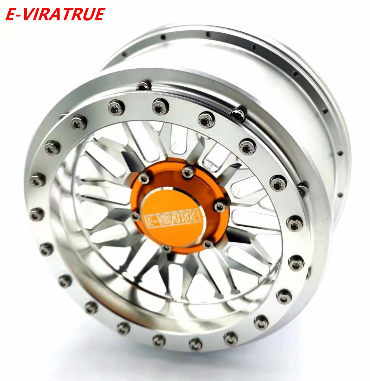 E-VIRATRUE Losi 5T/5B&DBXL&Kraton 1/5 Alu Wheel for PRO-Line MX43 Tire Red 4pcs