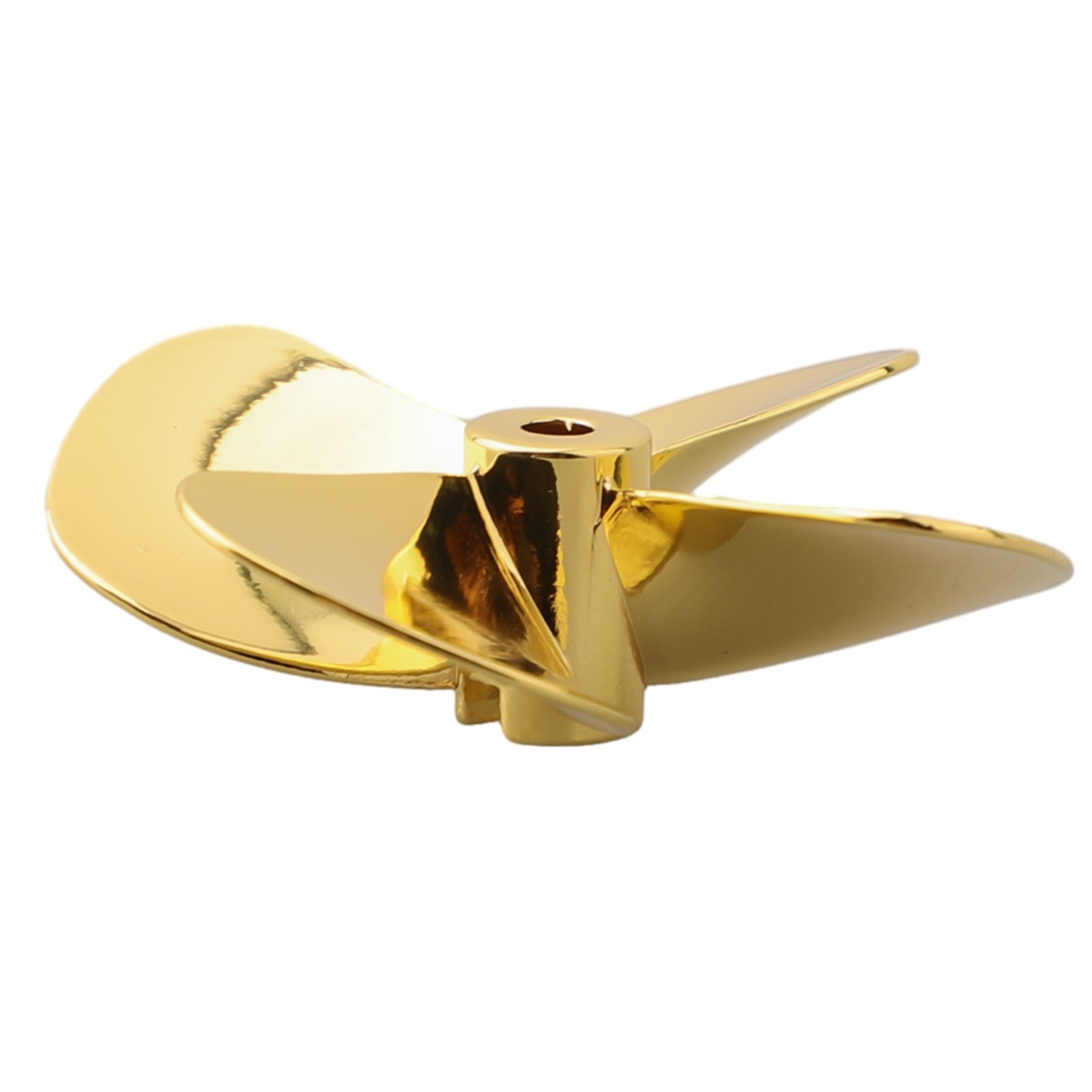 RC Boat Model55/60mm Metal Propeller 4-Blades4mm Shaft Prop For Marine ROV Alloy