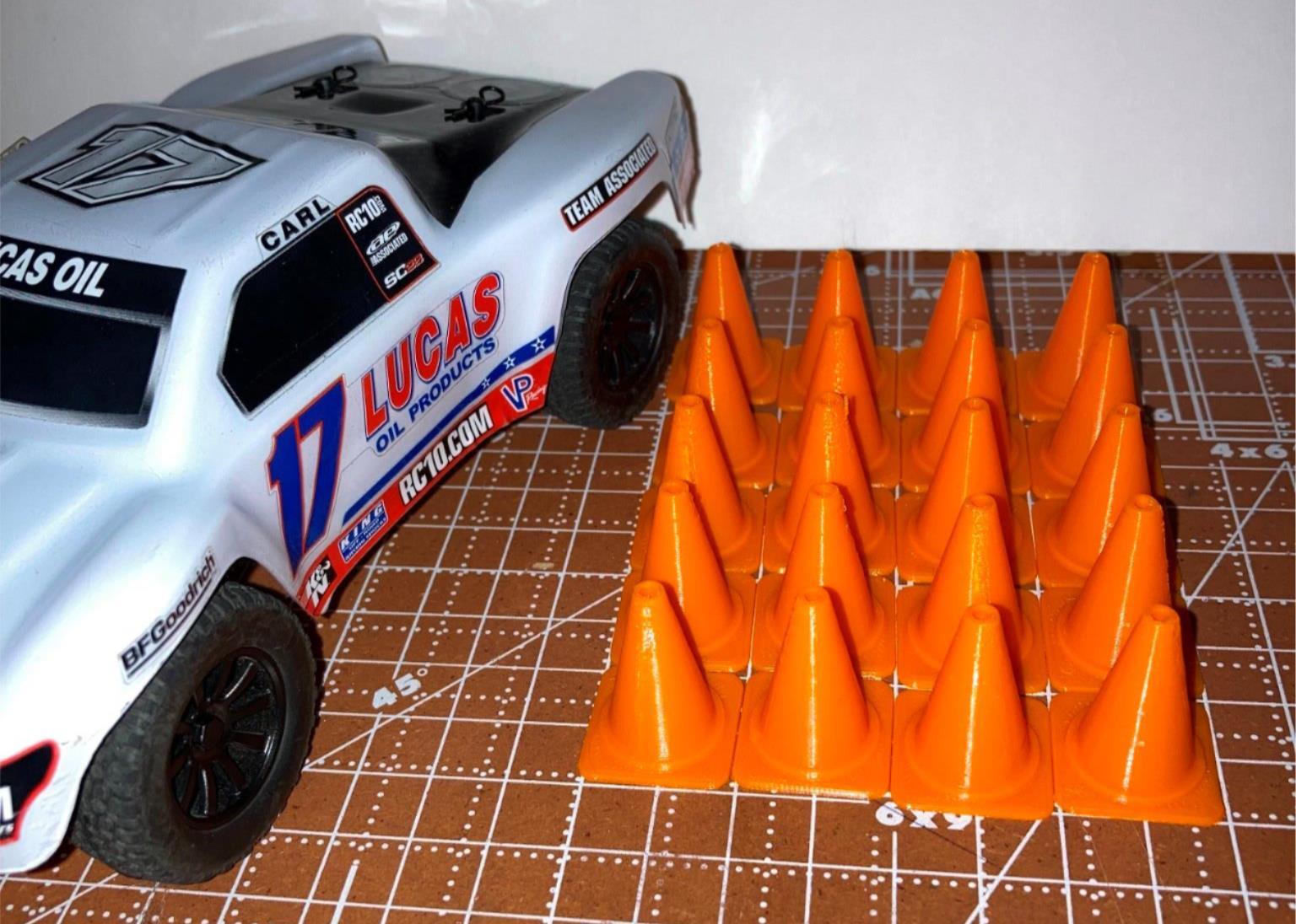 RC Car Rock Crawler Traffic Course Cones NEW COLORS