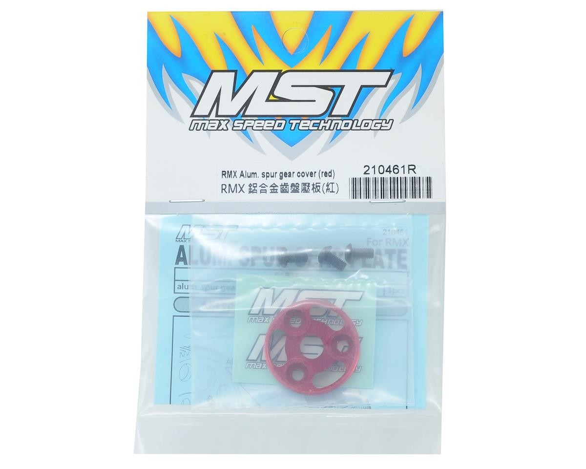 MST RMX-D/RRX-D Aluminum Spur Gear Cover (Red) [MXS-210461R]