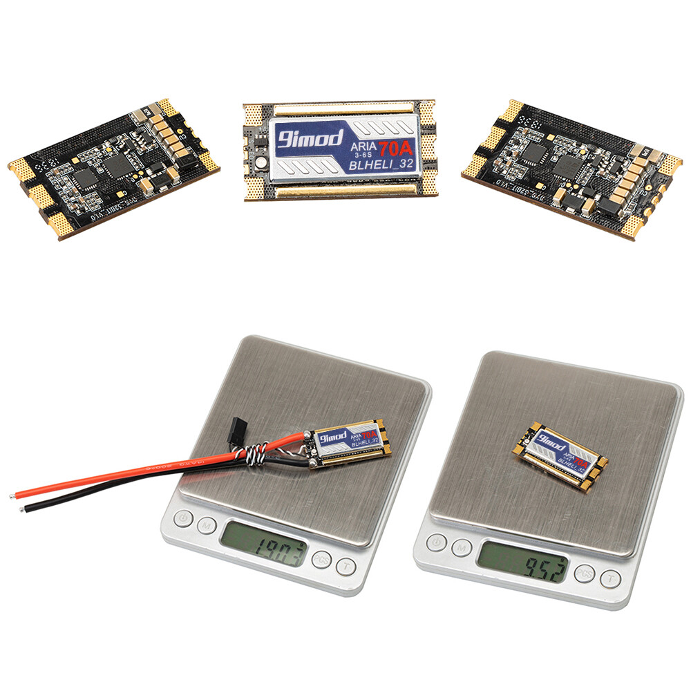 35A 45A 70A Brushless ESC BLHeli_S BLHeli_32 Speed Controller for RC FPV Drone