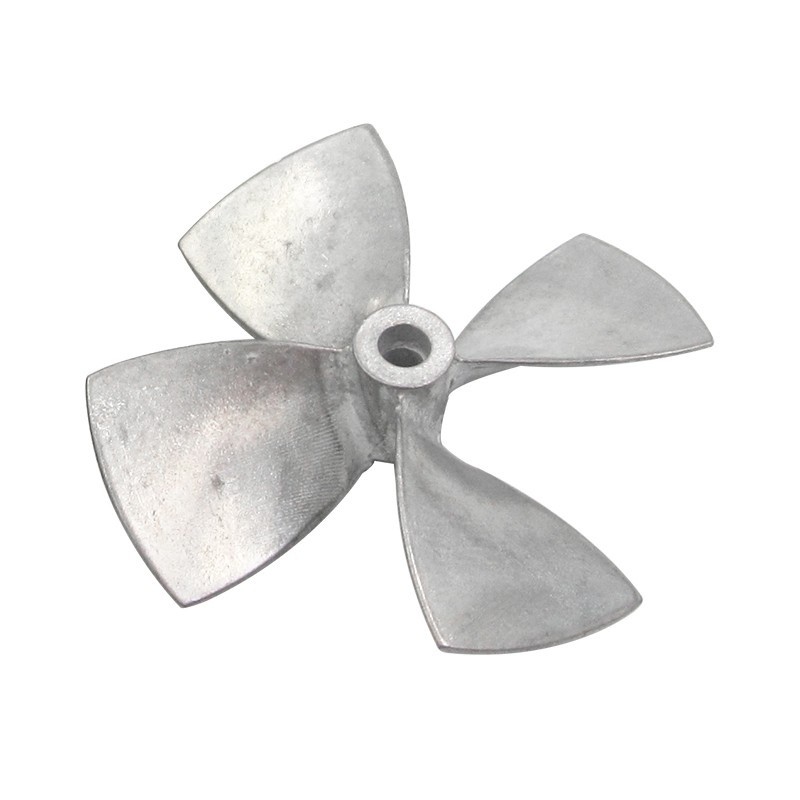 44/55/60mm Zinc Alloy 4-Blade Right-Hand Propeller 4/5mm Aperture for RC Boats