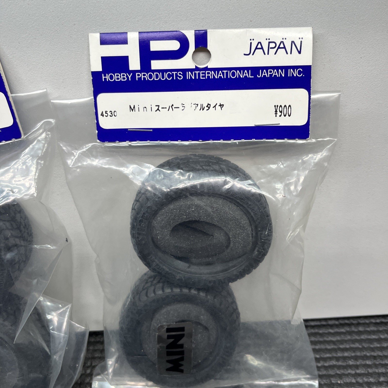 HPI 4530 Super Radial Tire Set HPI Mini RS4 Nitro Tamiya M-Chassis Vintage RC