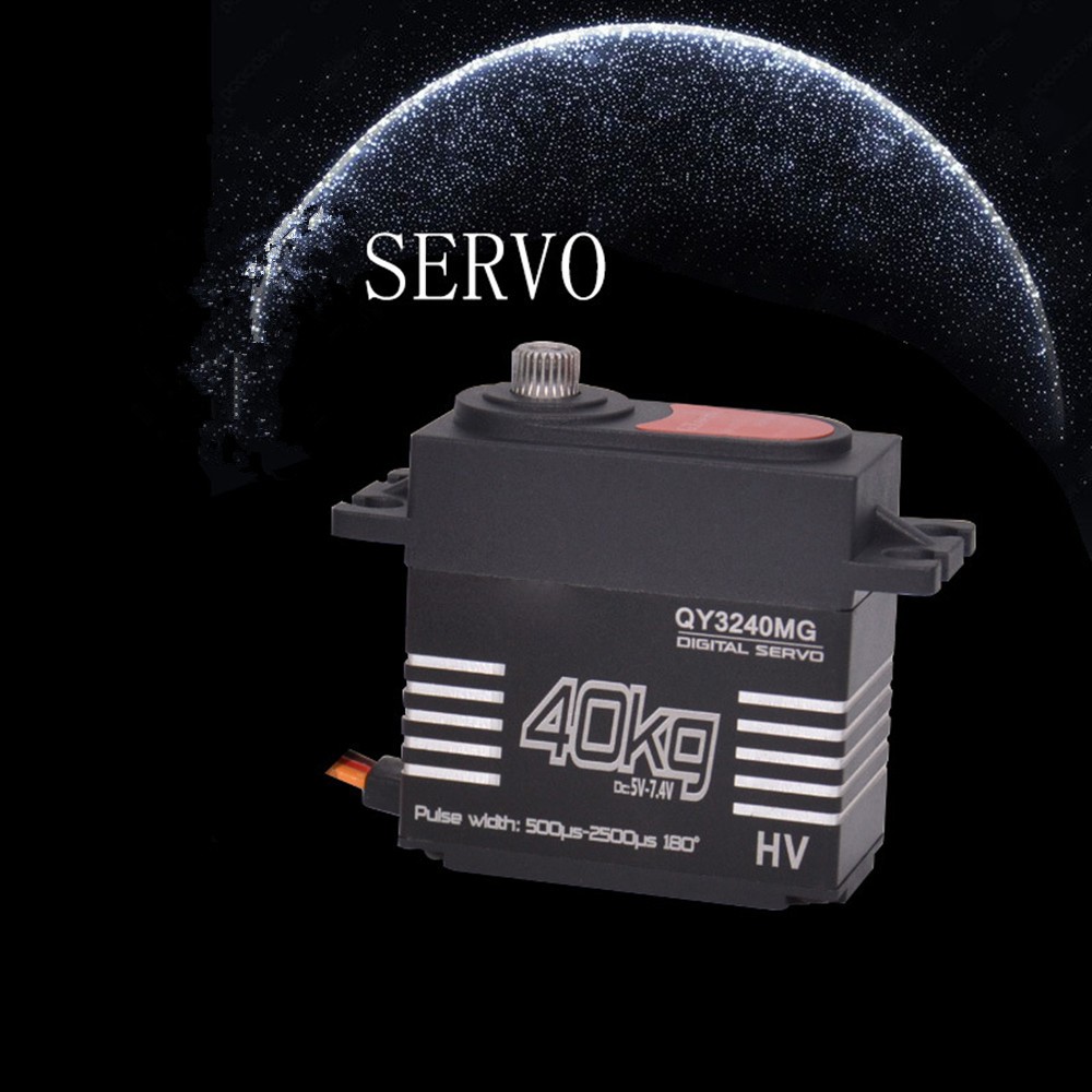 40KG Metal Gear 180° 1/8 1/10 Scale Steering Throttle RC Digital Servo