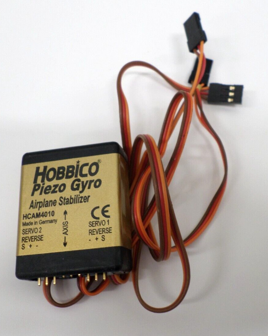 HOBBICO Piezo Gyro HCAM4010 Airplane Stabilizer Servo 2 Made in Germany