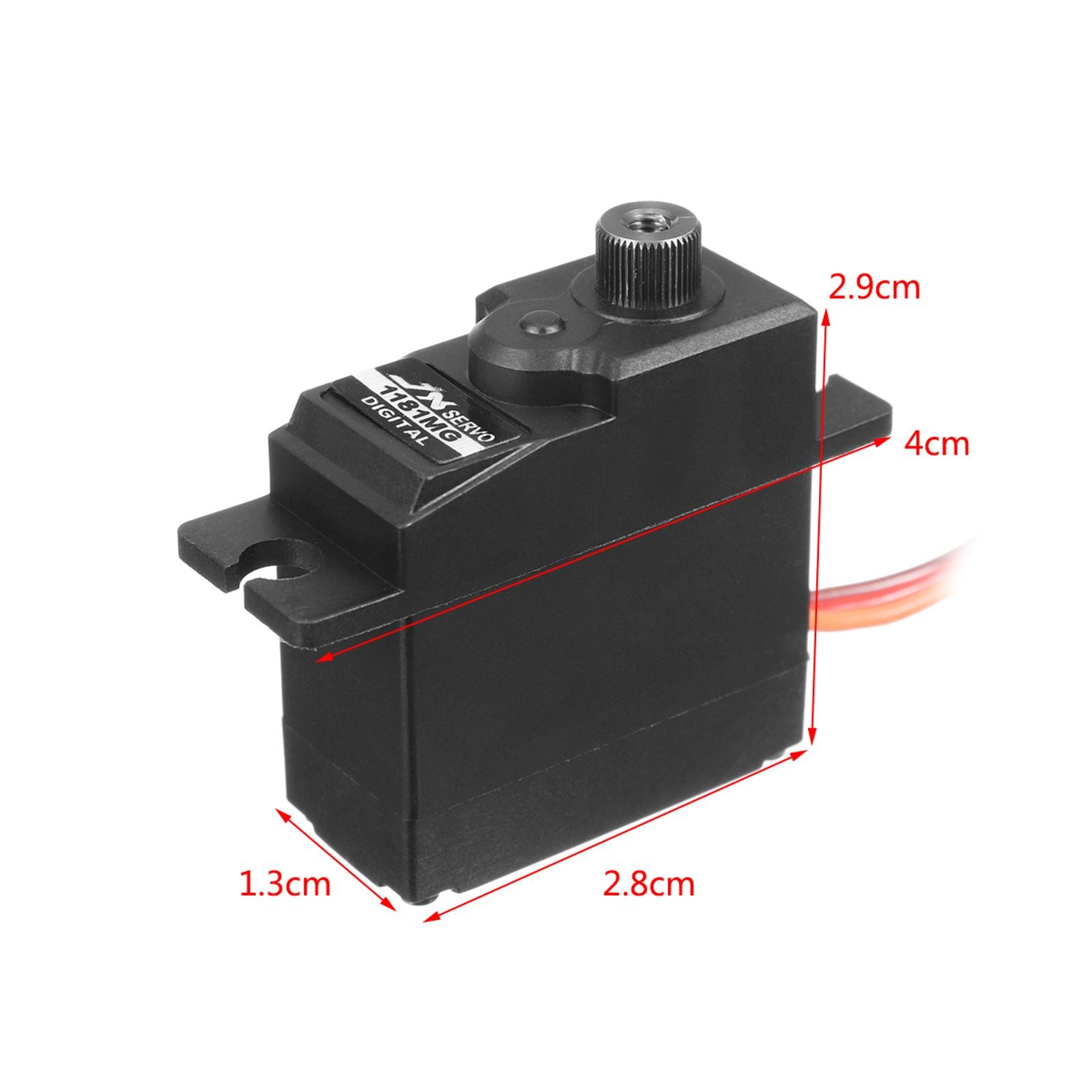 Metal Steering Gear Servo Set For WPL 1/16 RC Car B14 B16 Tow Hook SCX10 D90 A