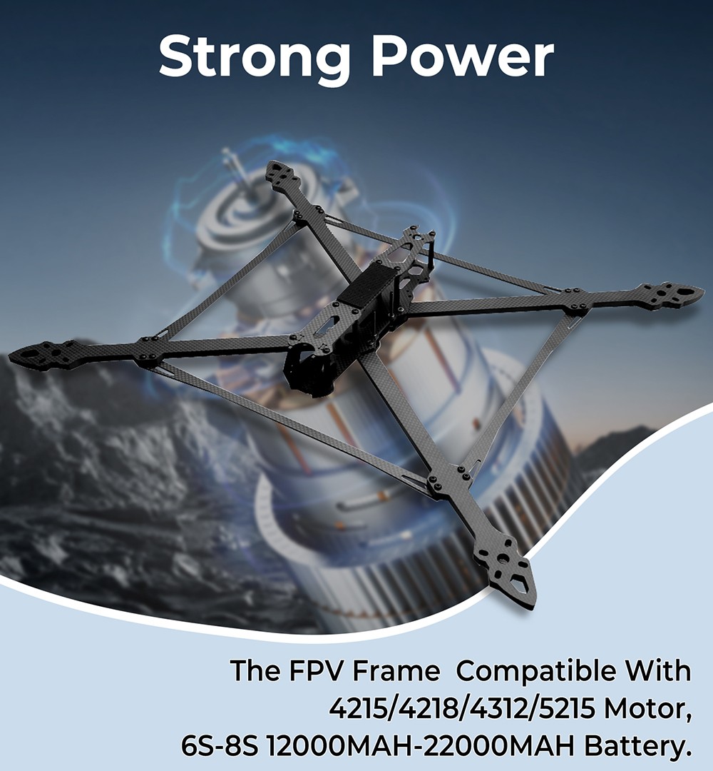 9IMOD Mark4 V2 13 Inch FPV Frame 539MM Wheelbase Carbon Fiber For RC FPV Drone